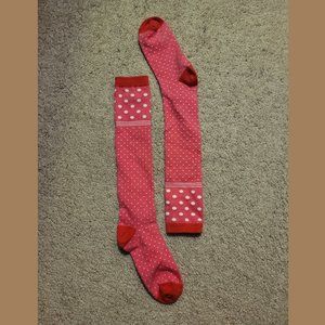Pink Polka Dot Socks